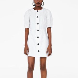 Puff Sleeve Mini Dress